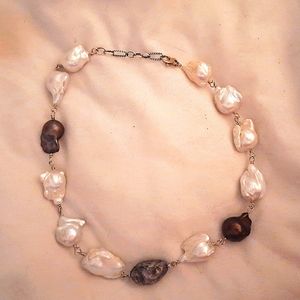 Kate Baer Fossils Baroque Pearl Necklace